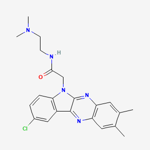 molecular formula C22H24ClN5O B610404 Rabeximod CAS No. 872178-65-9