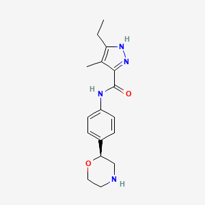 molecular formula C17H22N4O2 B610413 Ralmitaront CAS No. 2133417-13-5
