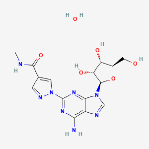molecular formula C15H20N8O6 B610434 Regadenoson hydrate CAS No. 875148-45-1