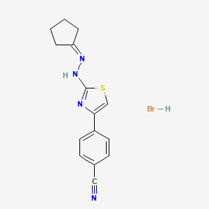 molecular formula C15H15BrN4S B610444 Remodelin HBR CAS No. 1622921-15-6