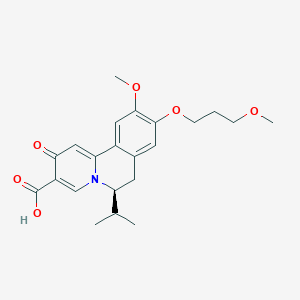 (S)-6-Isopropyl-10-methoxy-9-(3-methoxypropoxy)-2-oxo-6,7-dihydro-2h-pyrido[2,1-a]isoquinoline-3-carboxylic acid