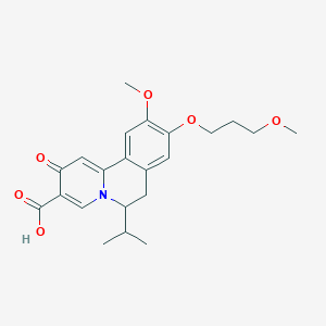 6-Isopropyl-10-methoxy-9-(3-methoxypropoxy)-2-oxo-6,7-dihydro-2h-pyrido[2,1-a]isoquinoline-3-carboxylic acid