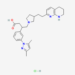 molecular formula C29H38ClN5O2 B610462 Integrin Antagonist 1 hydrochloride 