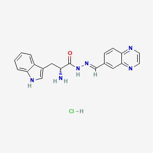 molecular formula C20H19ClN6O B610473 Rhosin (hydrochloride) CAS No. 1281870-42-5