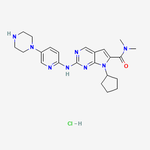 molecular formula C23H31ClN8O B610475 Ribociclib hydrochloride CAS No. 1211443-80-9