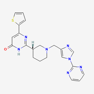 molecular formula C21H21N7OS B610478 Ribocil-C 
