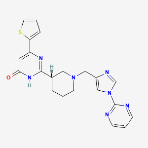 molecular formula C21H21N7OS B610478 Ribocil-C CAS No. 1825355-56-3