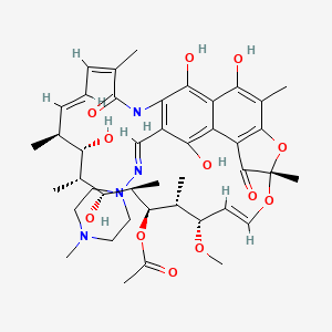 molecular formula C43H58N4O12 B610482 Rifampicin CAS No. 13292-46-1