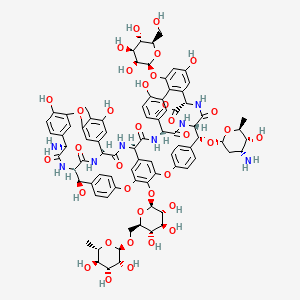 molecular formula C84H95N8O35 B610493 Ristocetin B CAS No. 1405-59-0