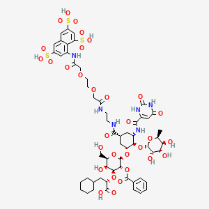 molecular formula C58H74N6O31S3 B610495 瑞维潘塞 CAS No. 927881-99-0