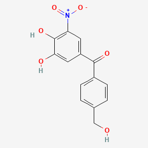Methanone, (3,4-dihydroxy-5-nitrophenyl)(4-(hydroxymethyl)phenyl)-