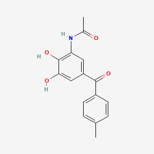 Acetamide, N-(2,3-dihydroxy-5-(4-methylbenzoyl)phenyl)-