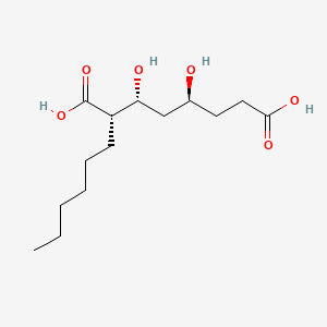 molecular formula C14H26O6 B610534 Orlistat (m9) CAS No. 186423-00-7