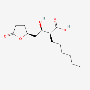 molecular formula C14H24O5 B610535 Orlistat (m13) CAS No. 186423-40-5