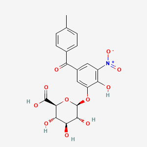 molecular formula C20H19NO11 B610536 Tolcapone 3- CAS No. 204853-33-8