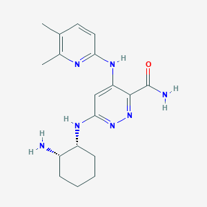 molecular formula C18H25N7O B610541 RO9021 