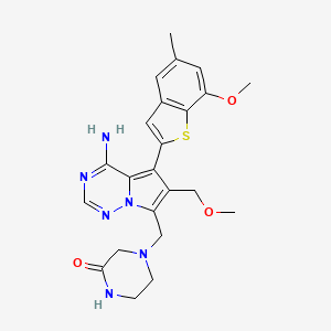molecular formula C23H26N6O3S B610551 Rogaratinib CAS No. 1443530-05-9