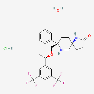 molecular formula C25H27ClF6N2O2 B610552 盐酸罗拉匹坦 CAS No. 914462-92-3