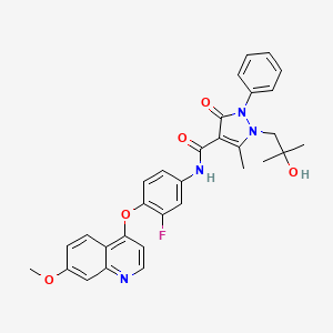molecular formula C31H29FN4O5 B610554 SYN1143 CAS No. 913376-84-8