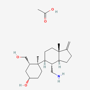 molecular formula C22H39NO4 B610561 Rosiptor acetate CAS No. 782487-29-0