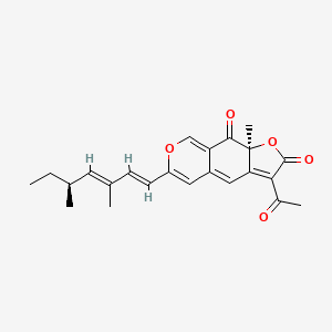 molecular formula C23H24O5 B610563 Rotiorin CAS No. 27781-60-8