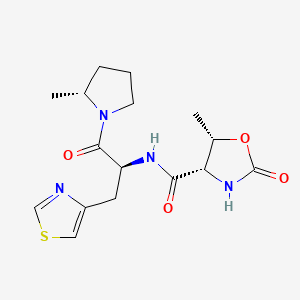 molecular formula C16H22N4O4S B610565 Rovatirelin CAS No. 204386-76-5