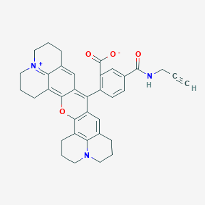 molecular formula C36H33N3O4 B610567 ROX alkyne, 5-isomer CAS No. 2264016-88-6