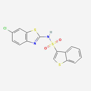 N-(6-Chloro-1,3-Benzothiazol-2-Yl)-1-Benzothiophene-3-Sulfonamide