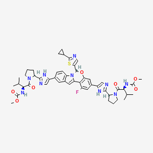 molecular formula C49H55FN10O7S B610607 Ruzasvir CAS No. 1613081-64-3