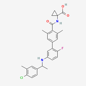molecular formula C28H28ClFN2O3 B610625 S1P1-IN-Ex26 CAS No. 1233332-37-0