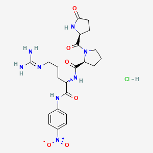 molecular formula C22H31ClN8O6 B610627 Hepsin Chromogenic Substrate CAS No. 127428-47-1