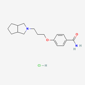 molecular formula C17H25ClN2O2 B610629 S 38093 Hydrochloride CAS No. 1222097-72-4