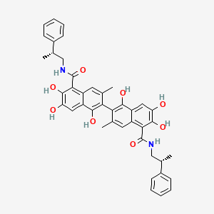 molecular formula C42H40N2O8 B610644 Sabutoclax CAS No. 1228108-65-3