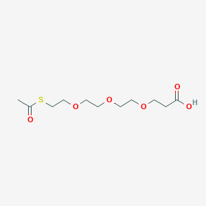 molecular formula C11H20O6S B610646 S-acetyl-PEG3-acid CAS No. 1421933-33-6