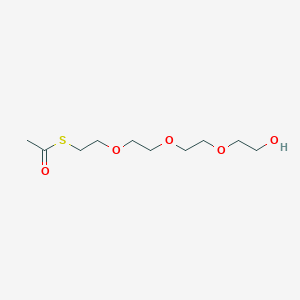 molecular formula C10H20O5S B610650 S-acetyl-PEG4-alcohol CAS No. 223611-42-5