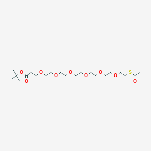 molecular formula C21H40O9S B610654 S-acetyl-PEG6-Boc CAS No. 1818294-39-1