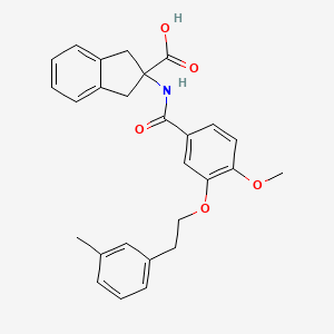 molecular formula C27H27NO5 B610681 SAR-100842 CAS No. 1195941-38-8