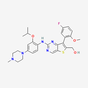 molecular formula C28H32FN5O3S B610685 ALK kinase inhibitor-1 