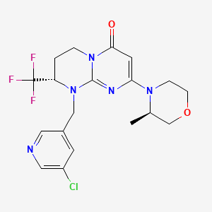 molecular formula C19H21ClF3N5O2 B610686 SAR405 