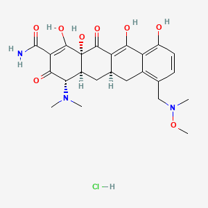 molecular formula C24H30ClN3O8 B610692 Sarecycline Hydrochloride 