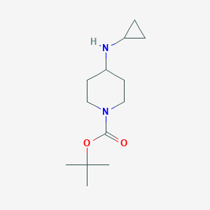molecular formula C13H24N2O2 B061070 1-叔丁氧羰基-4-(环丙基氨基)哌啶 CAS No. 179557-01-8