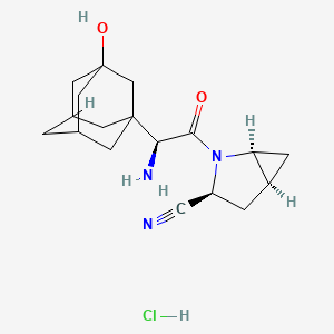 molecular formula C18H26ClN3O2 B610700 Saxagliptin Hydrochloride CAS No. 709031-78-7