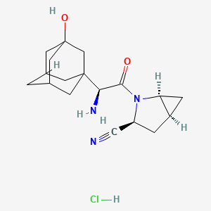 molecular formula C18H26ClN3O2 B610700 Saxagliptin hydrochloride CAS No. 709031-78-7