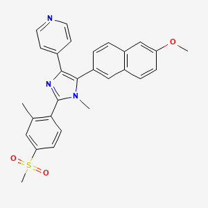 molecular formula C28H25N3O3S B610716 SB-633825 