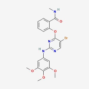 2-((5-Bromo-2-((3,4,5-trimethoxyphenyl)amino)pyrimidin-4-yl)oxy)-N-methylbenzamide