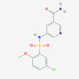 molecular formula C13H12ClN3O4S B610727 SBI-425 