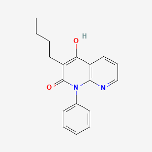 B610738 3-Butyl-4-hydroxy-1-phenyl-1,8-naphthyridin-2(1H)-one CAS No. 89109-20-6