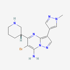 molecular formula C15H18BrN7 B610745 SCH900776 CAS No. 891494-63-6