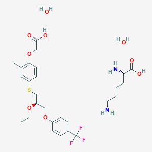 molecular formula C27H41F3N2O9S B610763 Seladelpar lysine CAS No. 928821-40-3