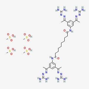 molecular formula C38H68N18O14S4 B610779 Semapimod mesylate CAS No. 872830-80-3